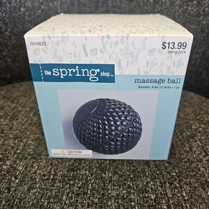 NEW Massage Ball The Spring Shop 4.9" Diameter, 1 Piece Black